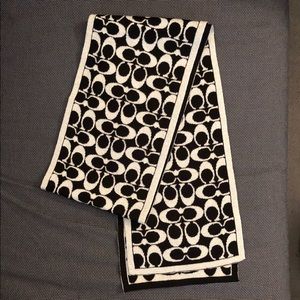 Coach Signature Logo Scarf